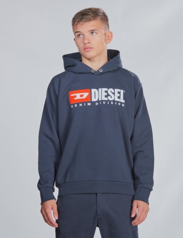 Diesel Sdivision Over Sweat Shirt Huppari Sininen