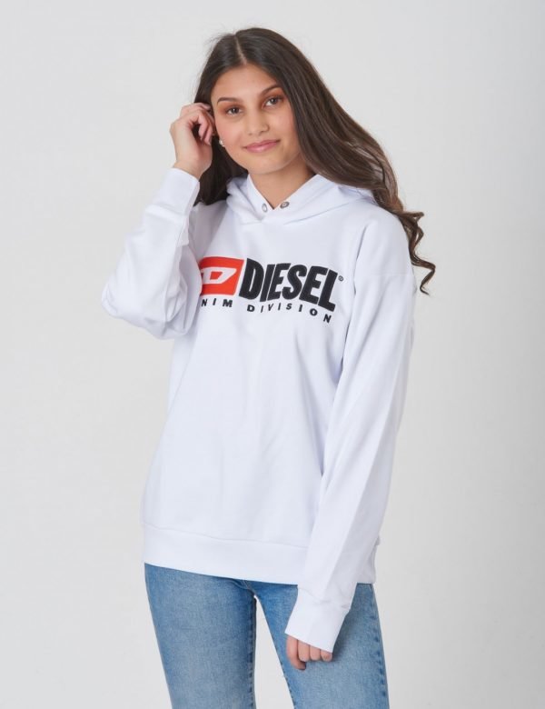 Diesel Sdivision Over Sweat Shirt Huppari Valkoinen