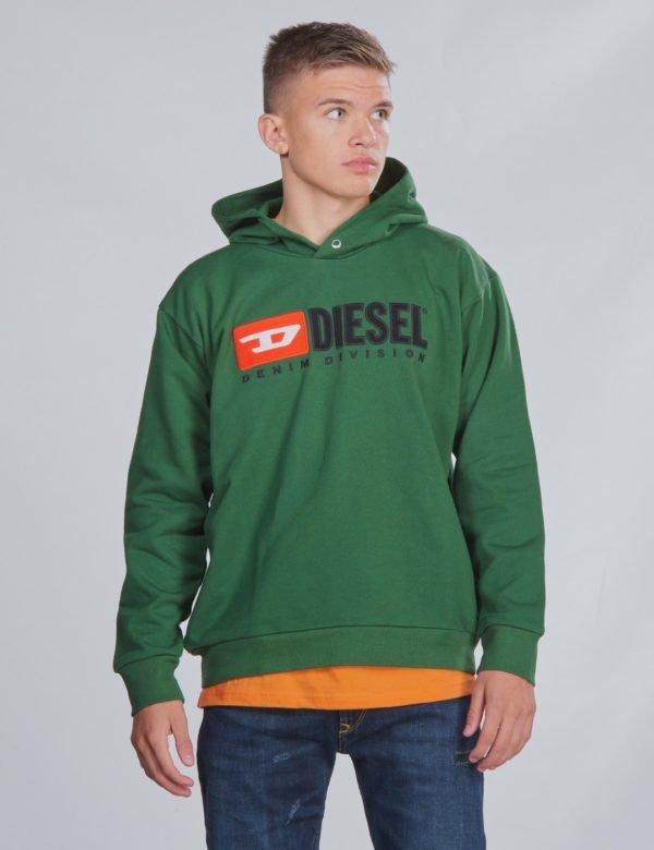 Diesel Sdivision Over Sweat Shirt Huppari Vihreä