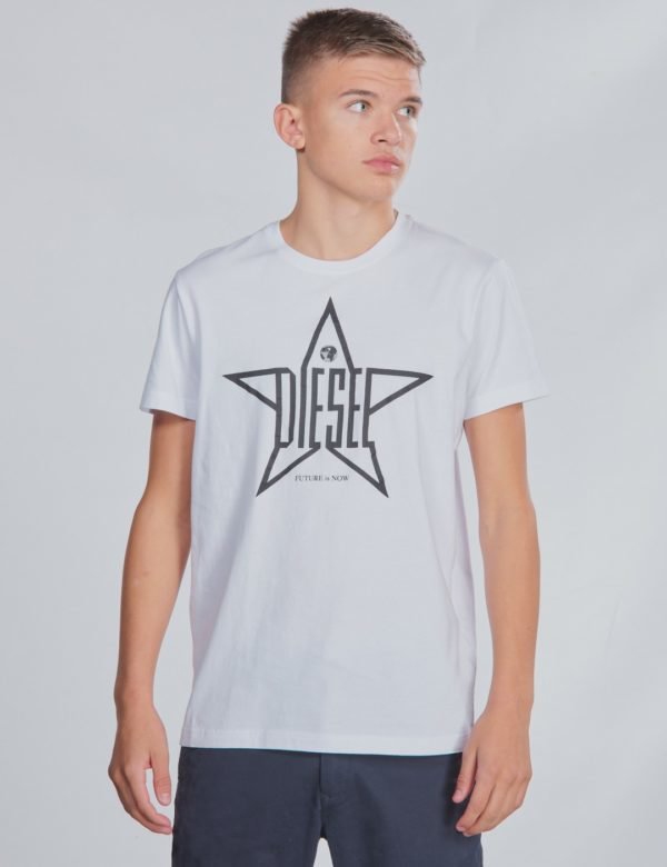 Diesel Tdiegoyh T Shirt T-Paita Valkoinen