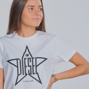 Diesel Tdiegoyh T Shirt T-Paita Valkoinen
