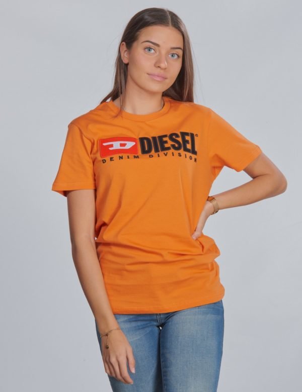 Diesel Tjustdivision T Shirt T-Paita Oranssi