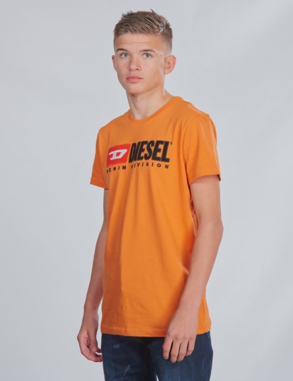 Diesel Tjustdivision T Shirt T-Paita Oranssi