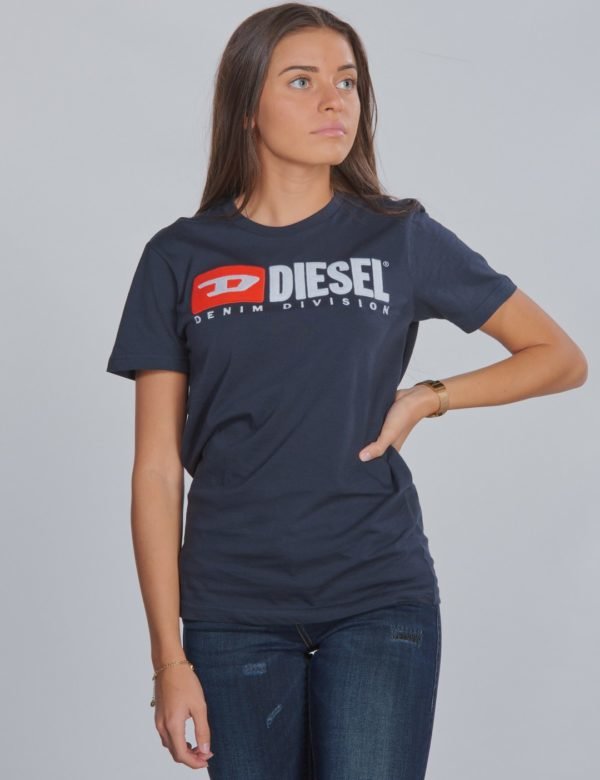 Diesel Tjustdivision T Shirt T-Paita Sininen