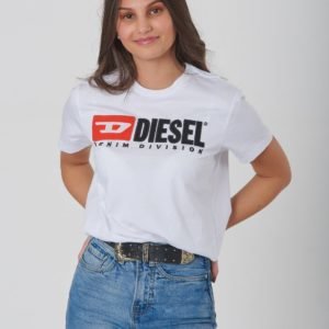 Diesel Tjustdivision T Shirt T-Paita Valkoinen