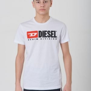 Diesel Tjustdivision T Shirt T-Paita Valkoinen