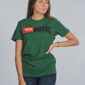 Diesel Tjustdivision T Shirt T-Paita Vihreä