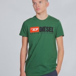 Diesel Tjustdivision T Shirt T-Paita Vihreä