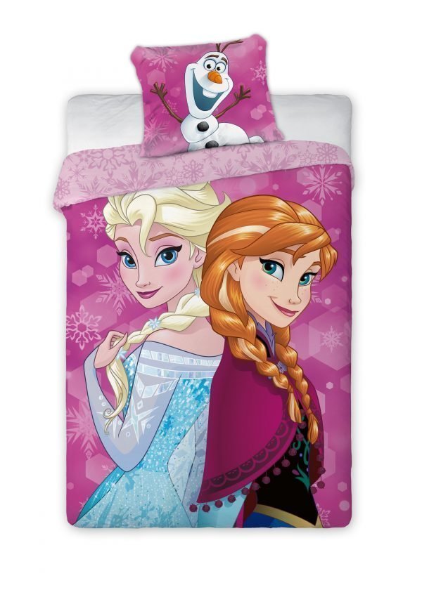 Disney Frozen Pussilakanasetti 150x210 Cm +50x60 Cm