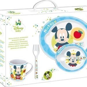 Disney Mickey Mouse Vauvan astiasetti Mikronkestävä 5 osaa