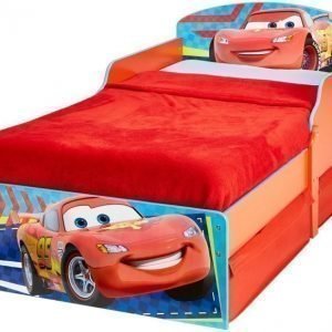 Disney Pixar Cars Juniorisänky säilytystilalla