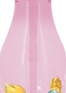 Disney Princess Juomapullo pillillä 500 ml Vaaleanpunainen