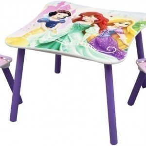 Disney Princess Pöytä ja kaksi tuolia Liila