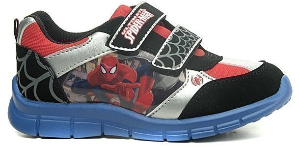 Disney Spiderman Urheilutossut Musta/hopea/punainen