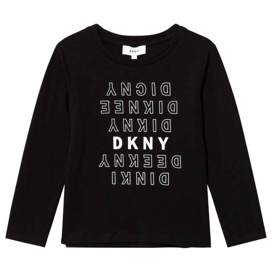 Dkny Black Branded Tee T-Paita