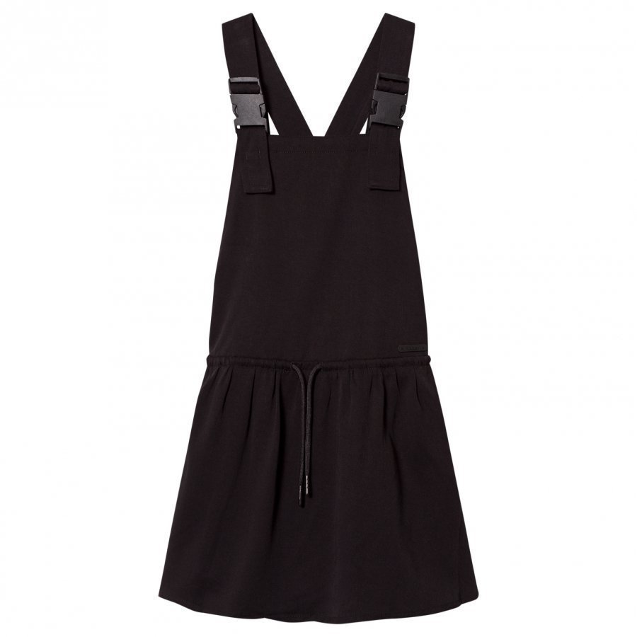 Dkny Black Dungaree Dress Mekko