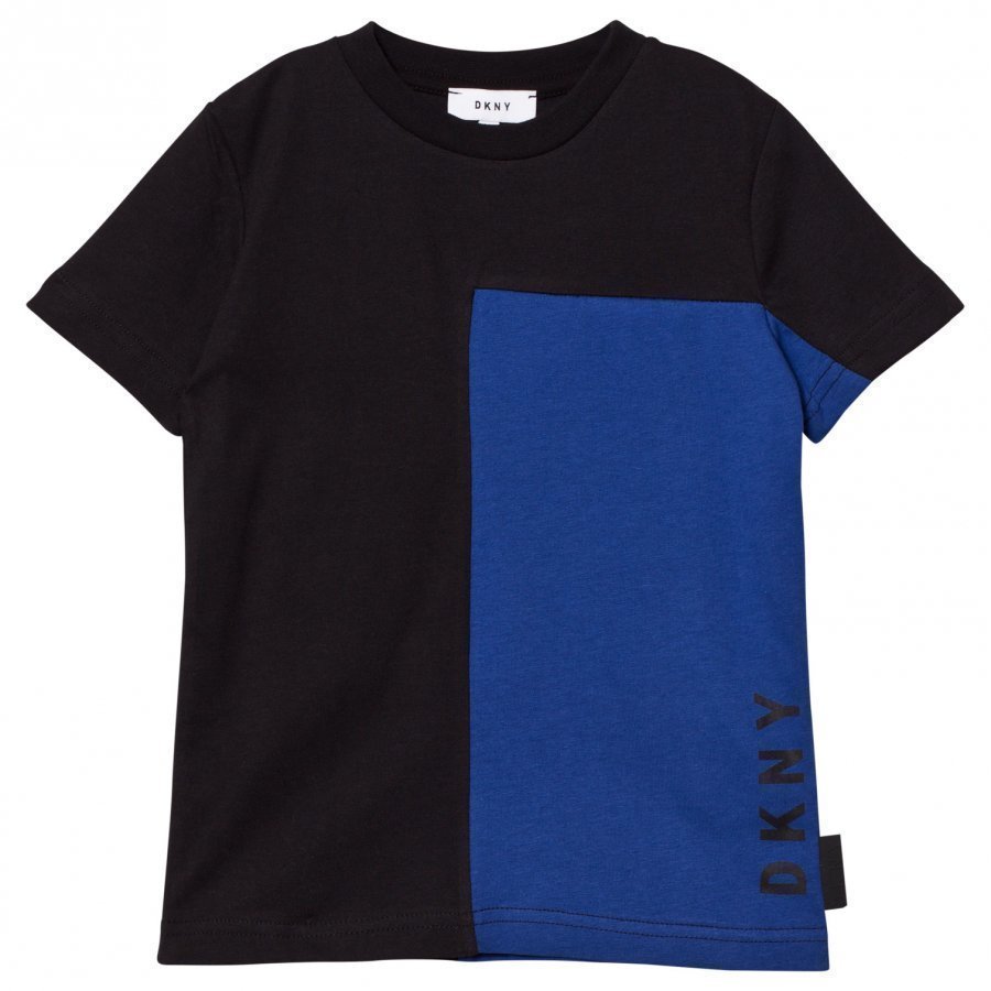 Dkny Black/Blue Branded Tee T-Paita