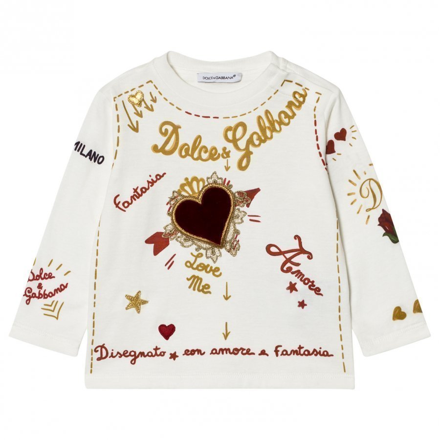 Dolce & Gabbana Amore E Fantasia Top T-Paita