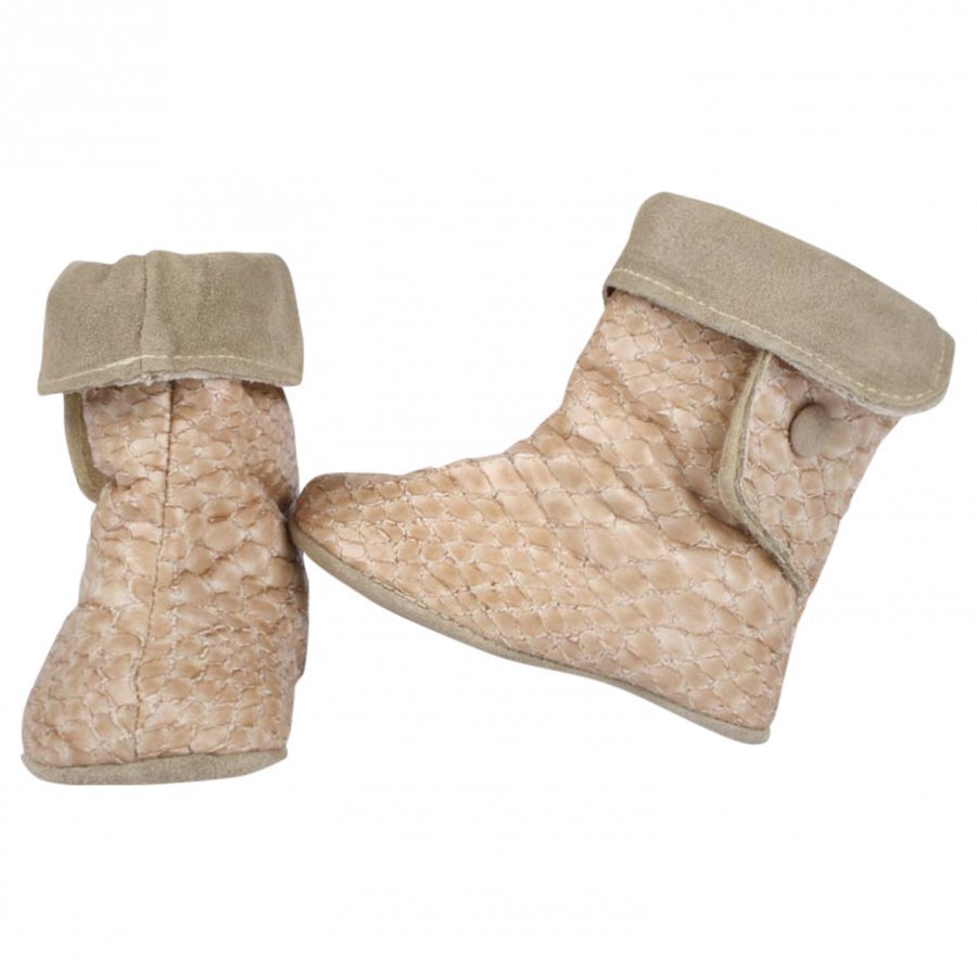 Dolly By Le Petit Tom Baby Boots Snake Beige 3-Ways Nilkkurit