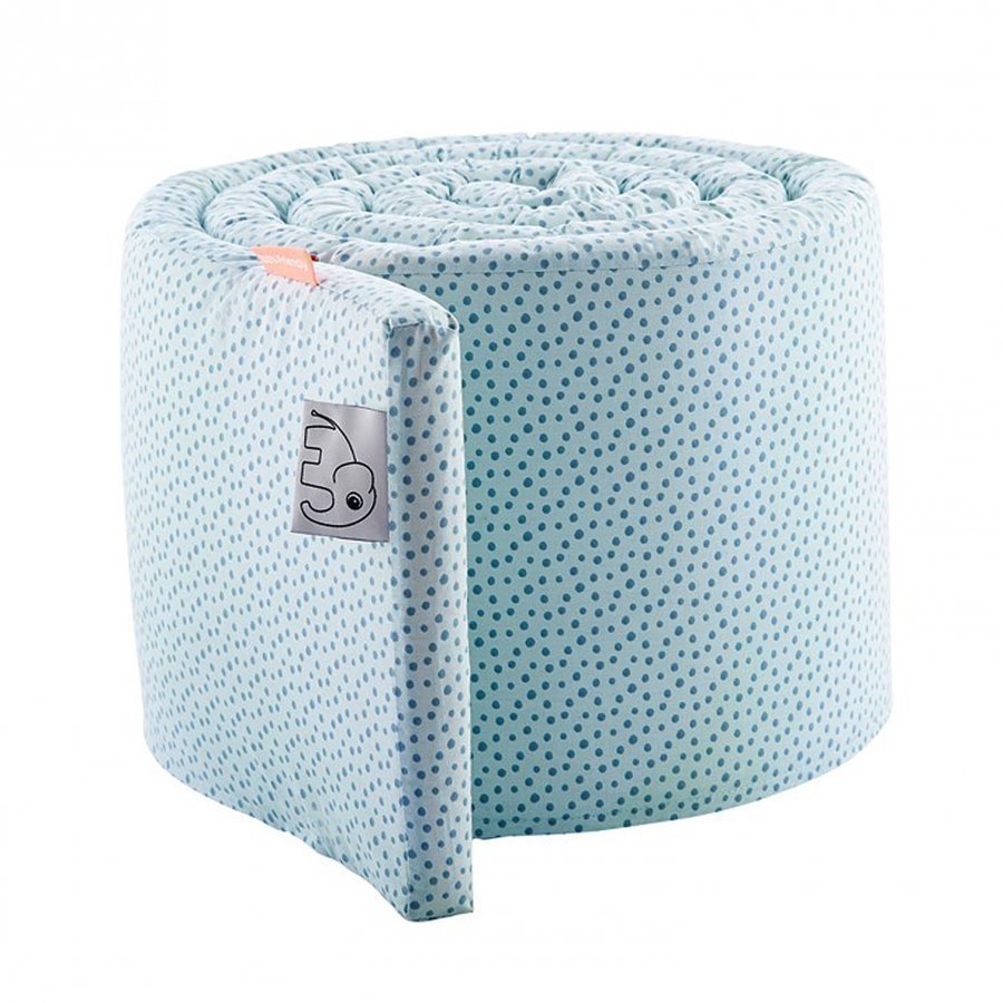 Done By Deer Bed Bumper Happy Dots Blue Pinnasängyn Suoja