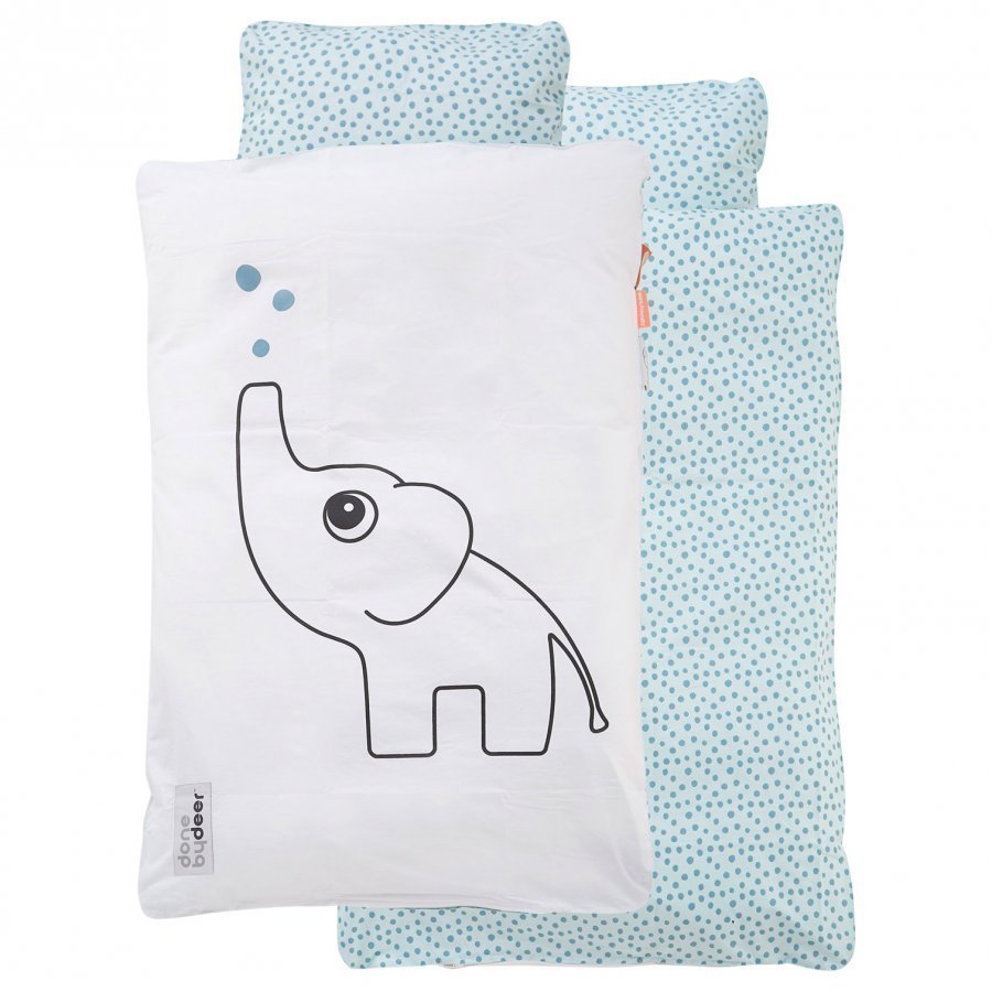 Done By Deer Bedlinen Baby Elphee Blue Vuodesetti