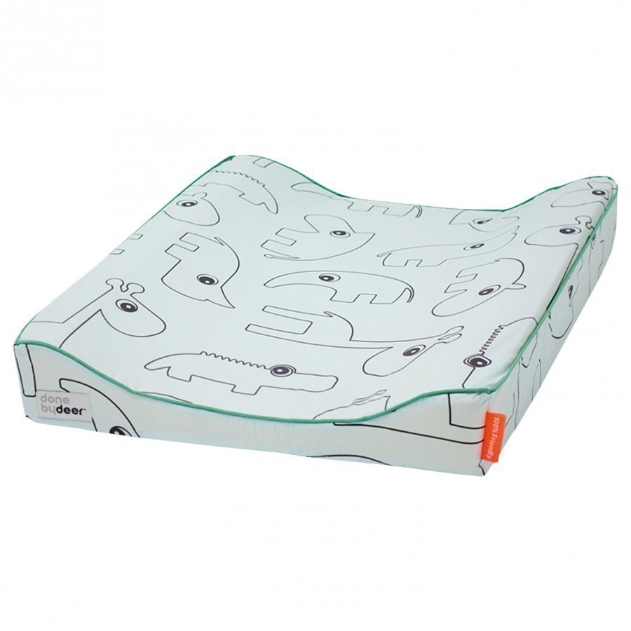 Done By Deer Contour Changing Pad Blue Hoitoalusta