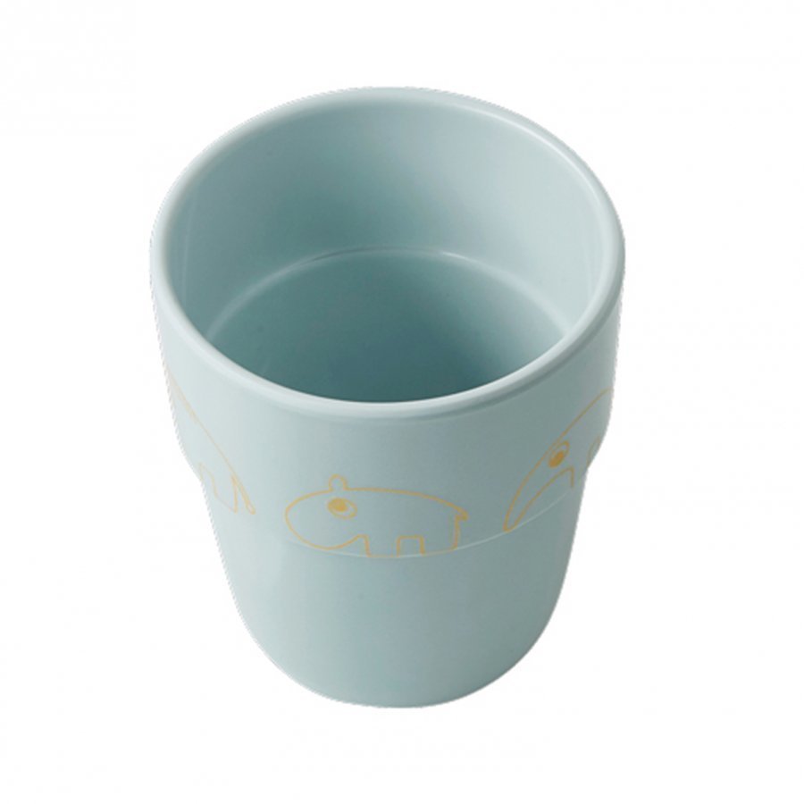 Done By Deer Contour Yummy Mug Gold/Blue Muki