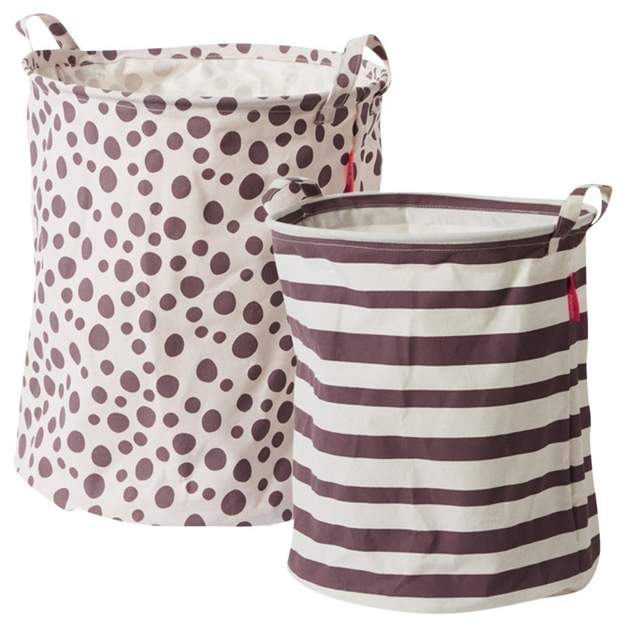 Done By Deer Soft Storage Basket 2 Pieces Powder Säilytyskori