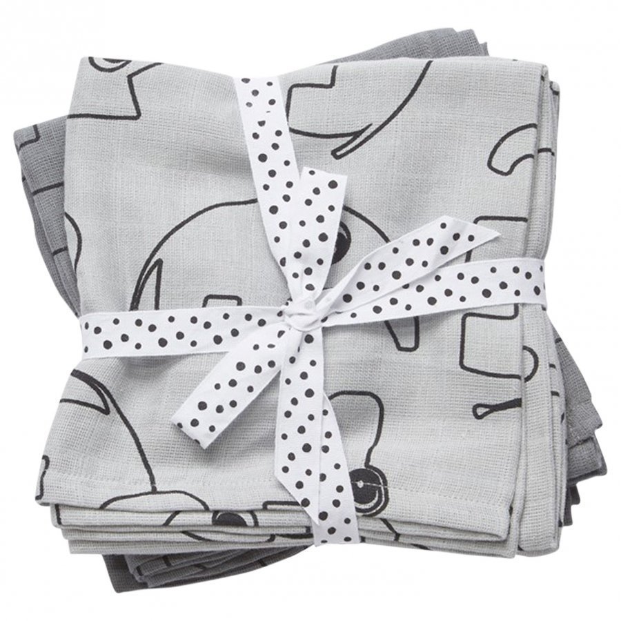 Done By Deer Swaddle 2-Pack Contour Grey Huopa