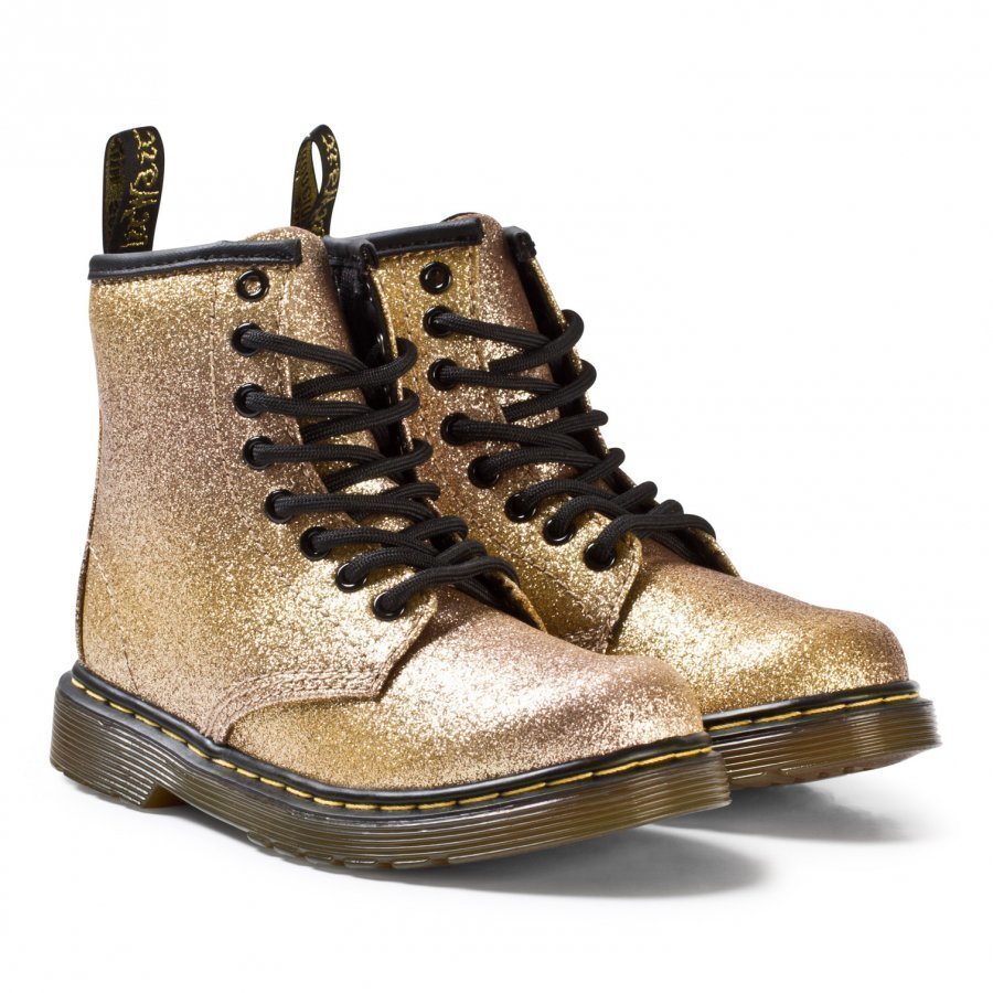 Dr. Martens Gold Glitter Delaney Boots Nilkkurit