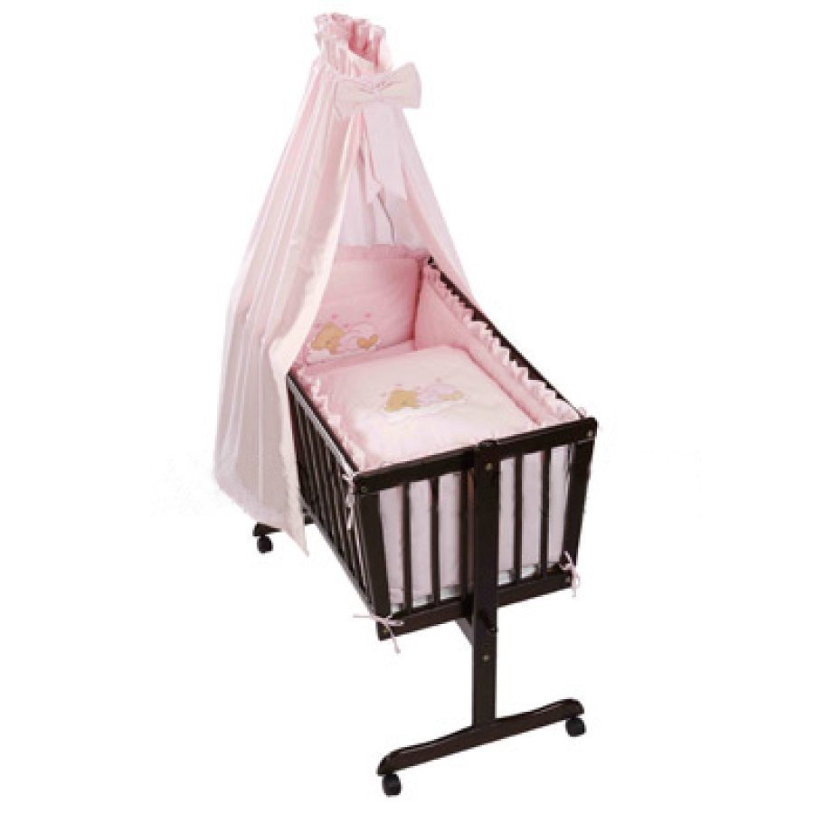 Easy Baby Kehtosetti Nukkuva Karhu Roosa 480 82