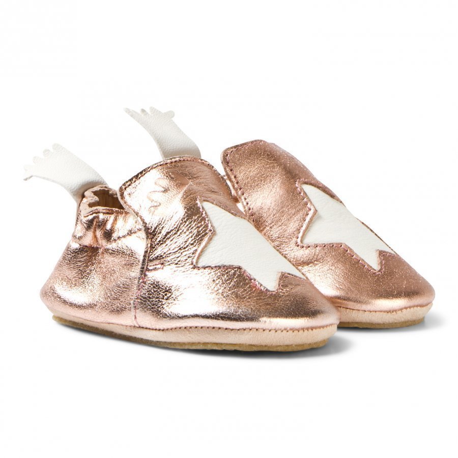 Easy Peasy Metallic Pink Blublu Slipper Shoes Slip On Kengät