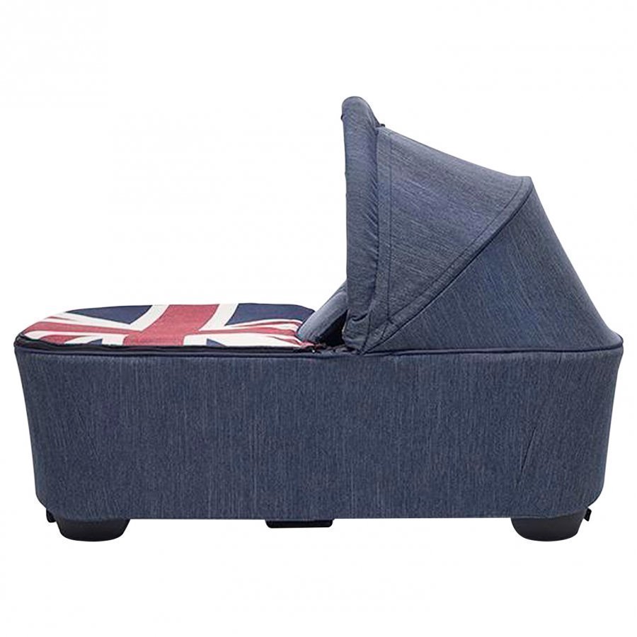 Easywalker Mini Carrycot Union Jack Denim Vaunukoppa