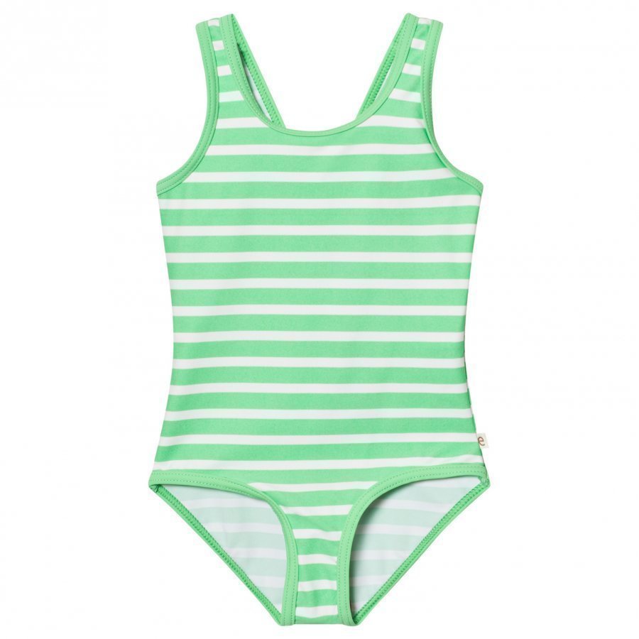 Ebbe Kids Agnes Swimsuit Crisp Green Stripes Uimapuku