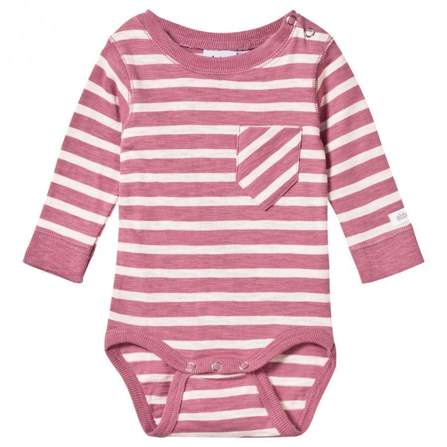 Ebbe Kids Almond Baby Body Dusty Pink/Off White Stripe Body