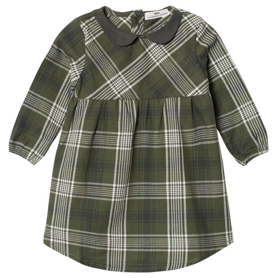 Ebbe Kids Amanda Dress Bronze Green Check Mekko