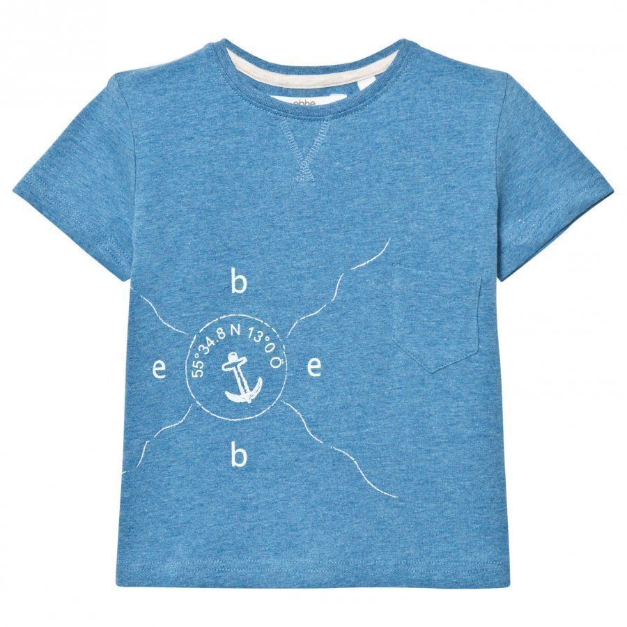 Ebbe Kids Barnie T-Shirt Blue Denim Melange T-Paita