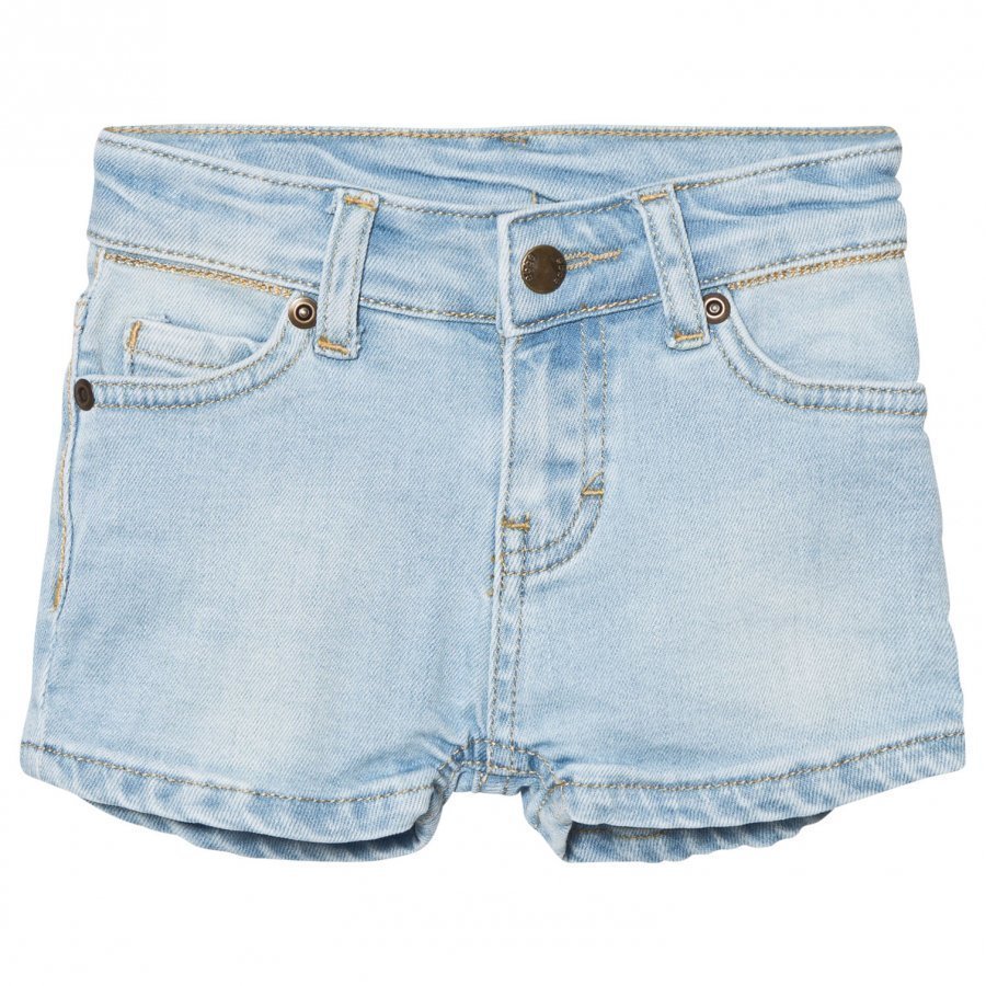 Ebbe Kids Benita Denim Shorts Light Blue Denim Stretch Farkkushortsit