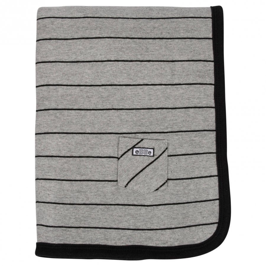 Ebbe Kids Blanket Etna Grey/Black Huopa