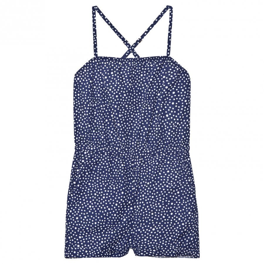 Ebbe Kids Charlene Jumpsuit Dotted Midnight Blue Potkupuku