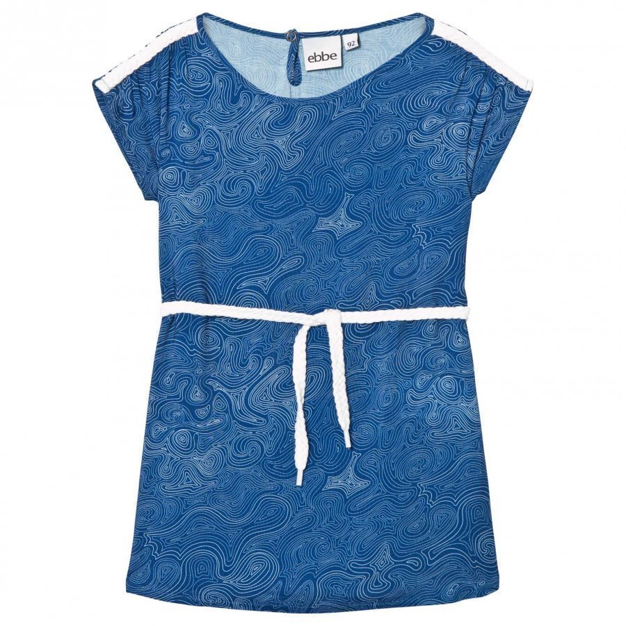 Ebbe Kids Clarissa Dress Blue Ocean Swirls Mekko