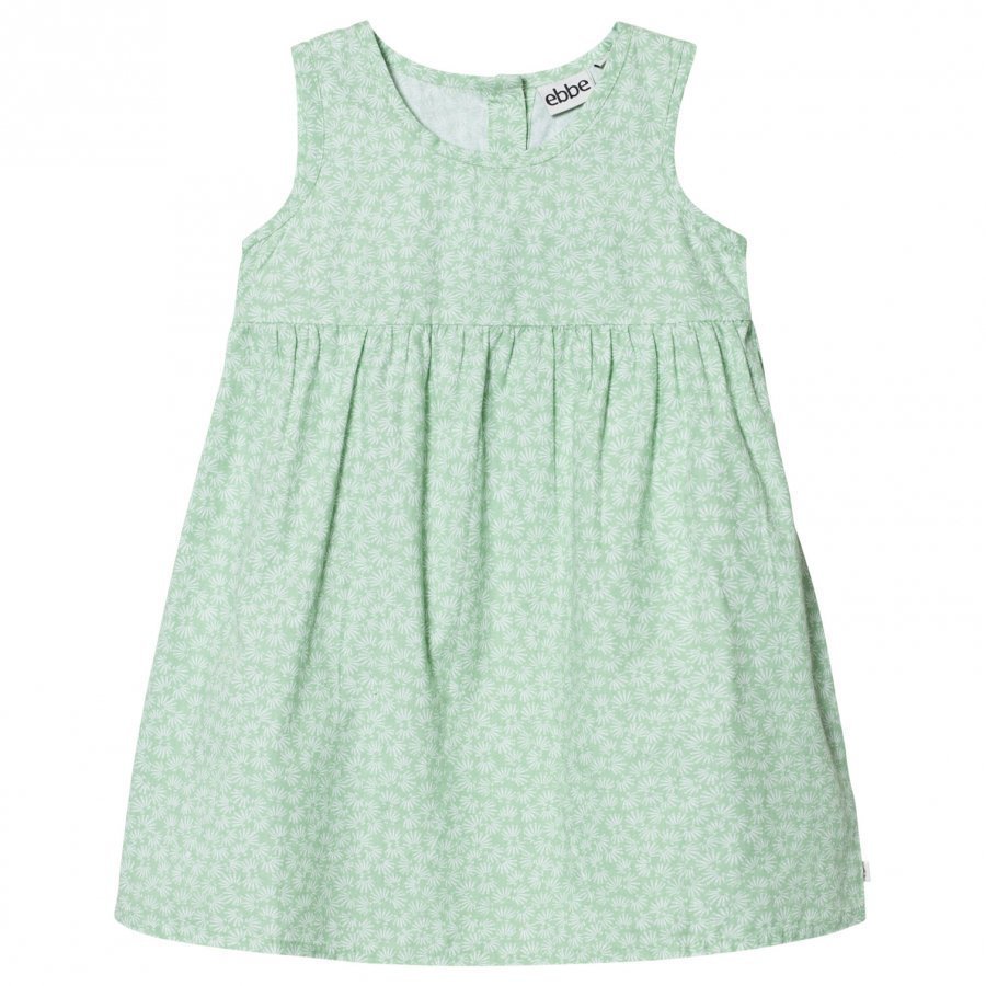 Ebbe Kids Claudia Dress Green Feathers Mekko