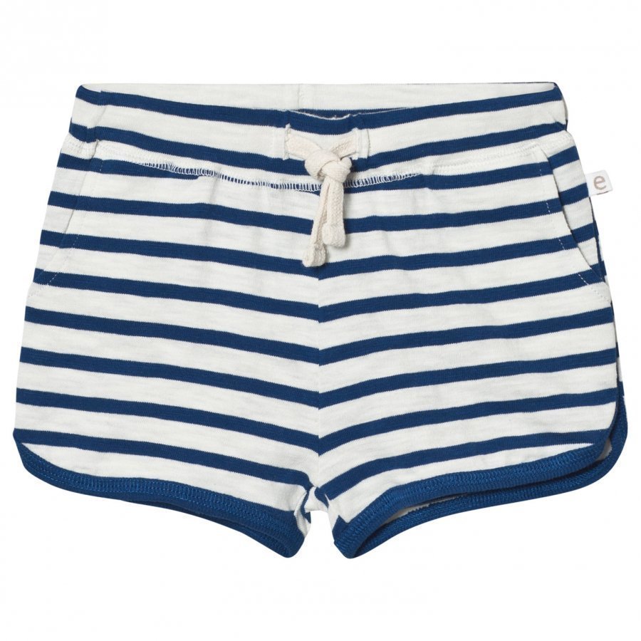 Ebbe Kids Daisy Shorts Off White/Seaside Blue Stripe Oloasun Shortsit