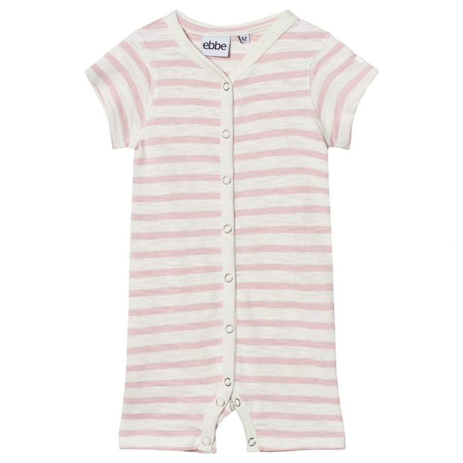 Ebbe Kids Dallas Romper Off White/Peachy Pink Stripe Romper Puku