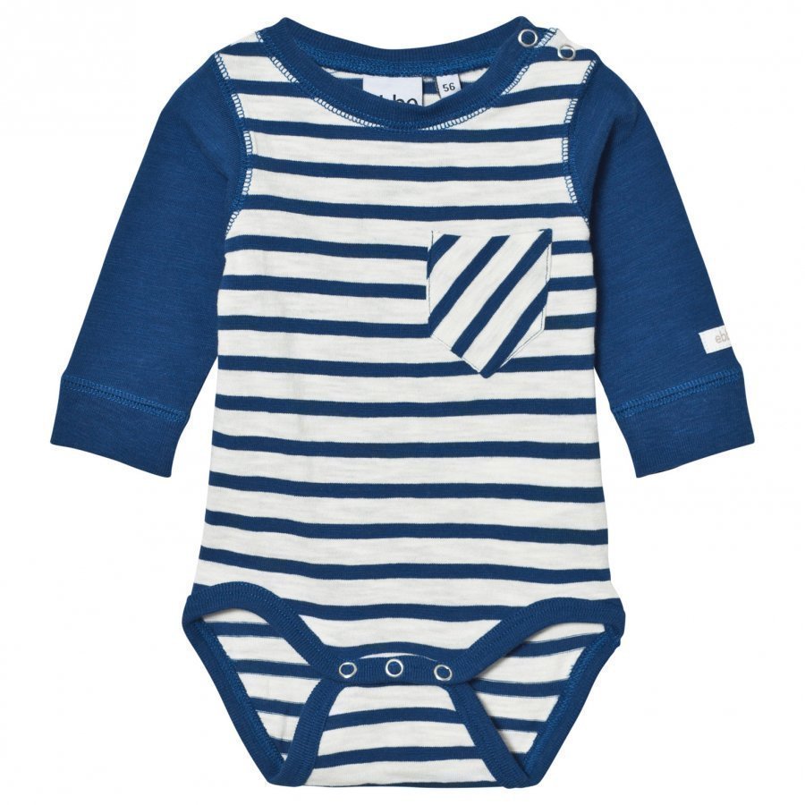 Ebbe Kids Deli Baby Body Off White/Seaside Blue Stripe Body