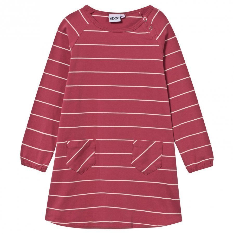 Ebbe Kids Dress Allegra Stripe Autumn Rose/ Offwhite Mekko