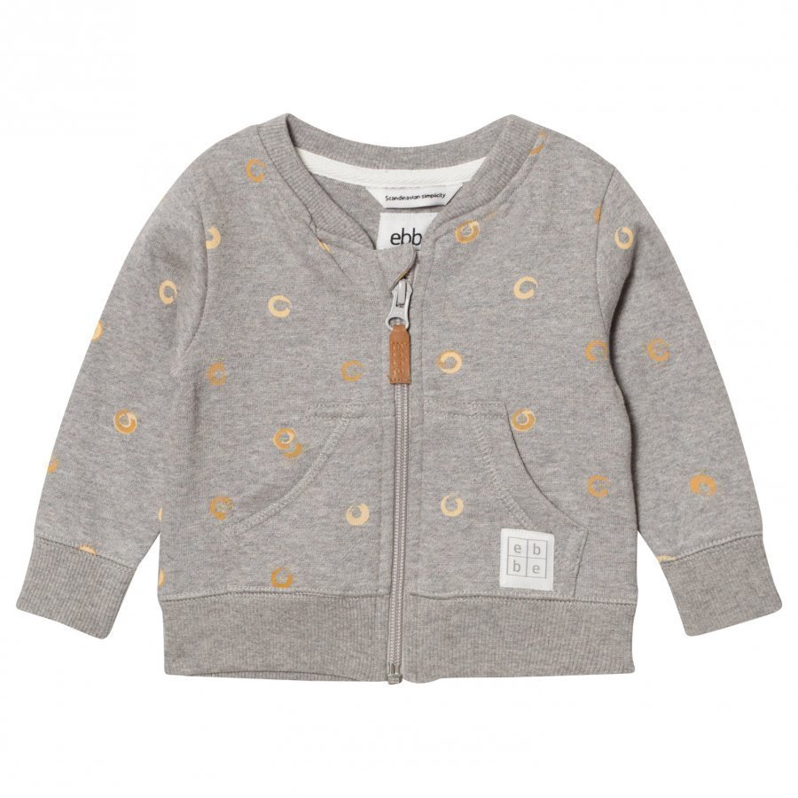 Ebbe Kids Elvo Sweat Jacket Soft Gold Swirls Oloasun Paita