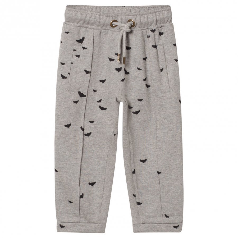 Ebbe Kids Farina Sweat Pant Black Woodpeckers Verryttelyhousut