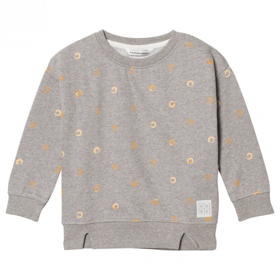 Ebbe Kids Friday Sweatshirt Grey Soft Gold Swirls Oloasun Paita