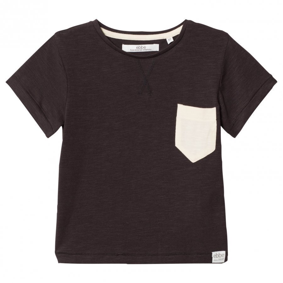 Ebbe Kids Harvey Tee Soft Black T-Paita